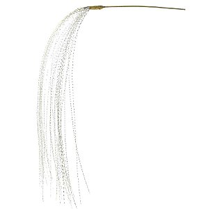Galho Decorativo de Natal com Miçangas - Ouro e Prata - 120cm - 1 unidade - Cromus - Rizzo