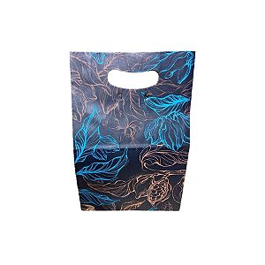Sacola De Papel 20x15x29cm - Kraft Boca De Palhaço - Páscoa Cacau Ref 5055   - 10 unidades - WMA - Rizzo