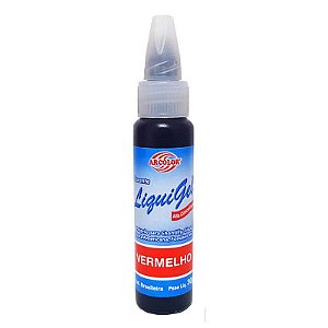 Corante Liquigel Vermelho Bordo 30g Arcolor Rizzo Confeitaria