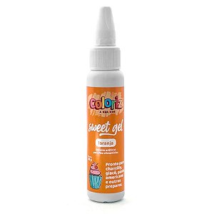 Corante Sweet Gel Laranja - 25g - 1 unidade - Coloriz - Rizzo