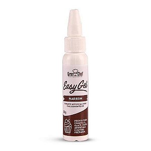 Corante Easy Gel Marrom 25g GranChef