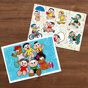 Kit Decorativo Festa Turma da Mônica - 60x45cm - 1 Kit unidades - Festcolor - Rizzo