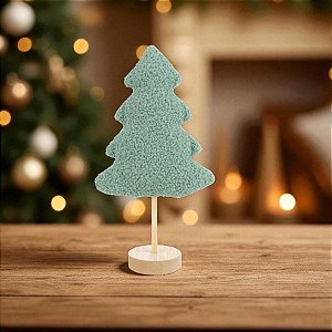 Enfeite Decorativo de Natal - Mini Pinheiro - Verde - 26cm - 1 unidade - Cromus - Rizzo