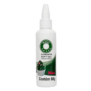 Corante SoftGel Verde Folha 60g Mago