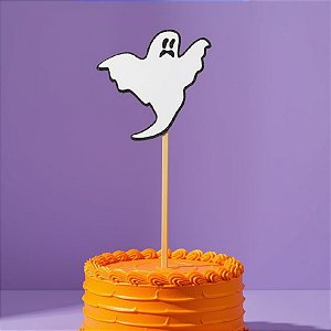 Palito Decorativo Halloween - Fantasma - 28cm - 5 unidades - Rizzo