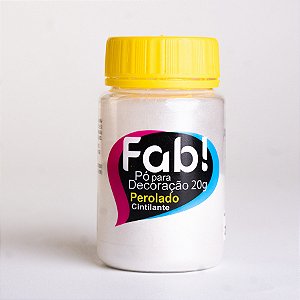 Pó para Decoração Perolado Cintilante  20g - 1 unidade - Fab - Rizzo