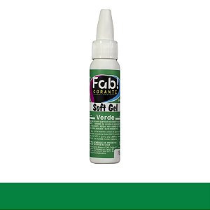 Soft Gel Corante Verde - 25g - 1 unidades - Fab - Rizzo