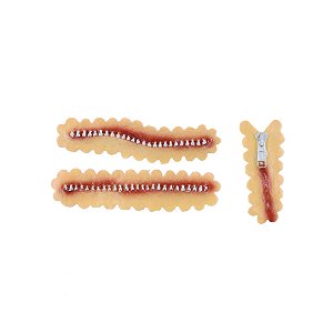 Kit Maquiagem Corporal para Halloween - Zíper Falso - 1 unidade - Cromus - Rizzo