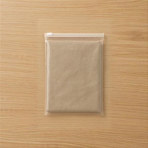 Saco Trilho Zip Transparente - 15x23cm - 50 unidades - Rizzo