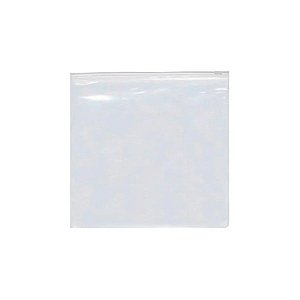 Saco Trilho Zip Transparente - 15x15cm - 50 unidades - Rizzo