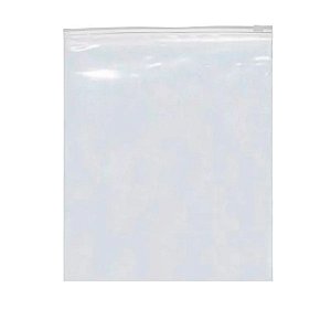 Saco Trilho Zip Branco - 23x30cm - 50 unidades - Rizzo