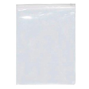 Saco Trilho Zip Transparente - 30x40cm - 50 unidades - Rizzo