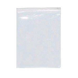 Saco Trilho Zip Transparente - 23x30cm - 50 unidades - Rizzo