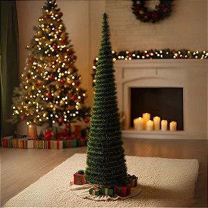 Árvore de Natal - Extensível - 1,8m - 1 unidade - Rizzo