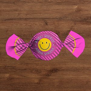 Papel Chumbo 14,5x15,5cm - Sorriso Vermelho - 100 unidades - Cromus - Rizzo