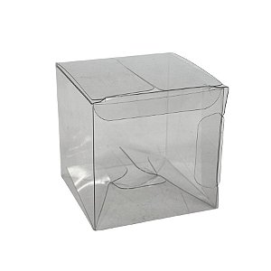 Caixa Transparente de Acetato Cubo - 4x4cm - 10 unidades - Cromus - Rizzo