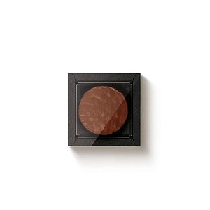 Caixa 1 Pão de Mel Quadrada Preto com Luva - 9x9x4cm - 1 unidade - Cromus - Rizzo