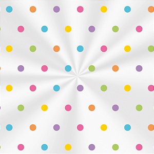 Saco Transparente Decorado - 15x22cm - Colors - 100 unidades - Cromus - Rizzo Embalagens