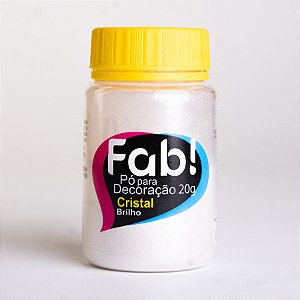 Pó para Decoração Cristal Brilho 20g - 1 unidade - Fab - Rizzo