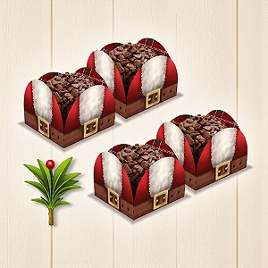 Porta Forminha - Feliz Natal - 3,5x3,5cm - 50 unidades - Regina - Rizzo