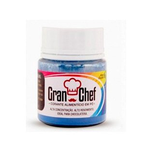 Corante em pó lipossoluvel azul 5g Granchef