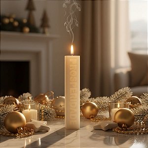 Vela Aromática Intenções - Prosperidade - Retangular - 15,5cm - 1 unidade - Rizzo