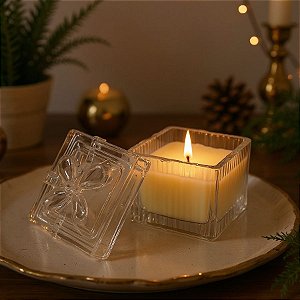 Vela Aromática De Natal - Caixa De Presente - 270g - 1 unidade - Rizzo