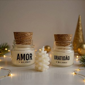 Vela Aromática - Trio Natalino Amor e Gratidão - 1 unidade - Rizzo