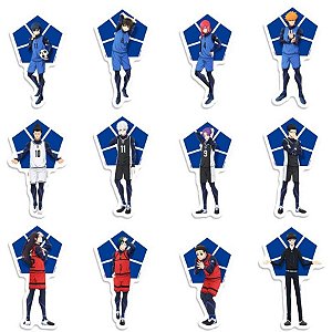 Mini Personagens Decorativos - Bluelock - 5x9,5 - 12 unidades - Regina - Rizzo