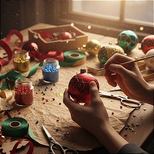 Bolas de Natal Com Pequenas Avarias - Para Artesanato - Sortida - 4cm à 6cm - 1 unidade - Rizzo