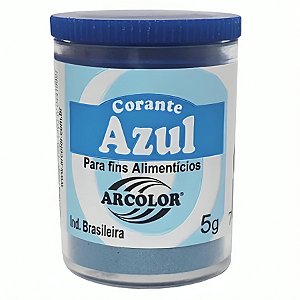 Corante em Pó Azul 5g Arcolor