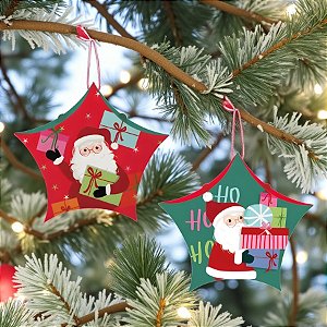 Caixa Para Lembrancinha - Estrela Presentes Compose - 15x14,5x3cm - 10 unidades - Cromus - Rizzo