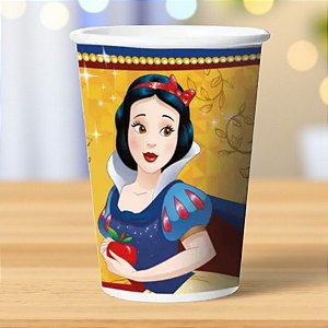 Copo de Papel - Branca de Neve - 180ml - 8 unidades - Disney Original - Rizzo