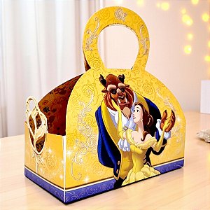Caixa Surpresa - A Bela e a Fera - 10x14cm - 8 unidades - Disney Original - Rizzo