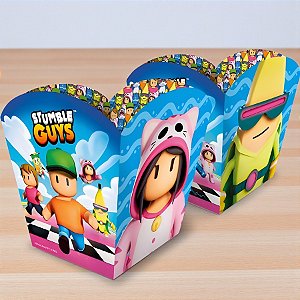 Cachepot - Stumble Guys - 8,5x6cm - 4 unidades - Regina - Rizzo