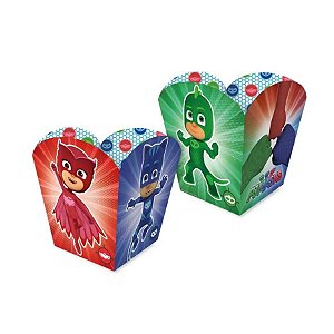 Cachepot Festa PJ Masks - 12x10cm - 1 unidade - Regina - Rizzo