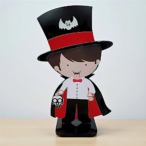 Display de Mesa em MDF - Dracula - Preto/Branco/Vermelho - 26x25,5cm - 1 unidade - Rizzo