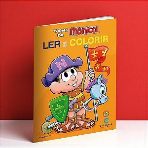 Livro Ler e Colorir - Chico Bento - Turma da Mônica - 27x20cm - 1 unidade - Culturama - Rizzo