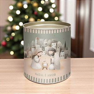 Lata para Panetone Rígida - Belém Estrelas - 500g - 1 unidade - Cromus - Rizzo