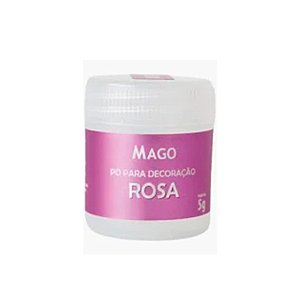 Pó para Decoração Rosa - 5g - 1 unidade - Mago - Rizzo