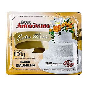 Pasta americana baunilha 800g Arcolor Rizzo Confeitaria