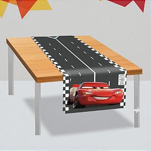 Trilho de Mesa - Carros - 40cm x 200cm - 1 unidade - Disney Original - Rizzo