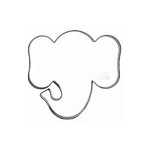 Cortador Elefante G - Ref.312 - 9x10cm - 1 unidade - RR Cortadores - Rizzo