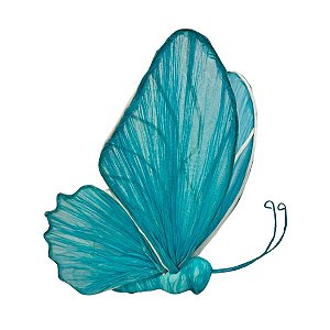 Enfeite Decorativo para Pendurar - Borboleta Azul - 30x23x6cm - 1 unidade - FlorArte - Rizzo