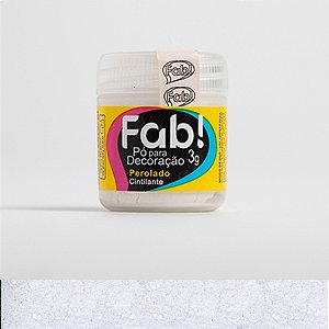 Pó para Decoração Perolado Cintilante 3g Fab