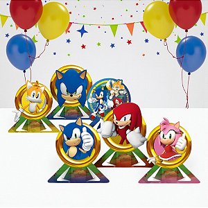 Decoração de Mesa - Sonic - 19x20x4,5cm - 6 unidades - Regina - Rizzo