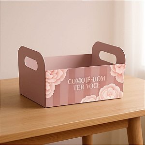 Caixote de Papel Cartão - Camélia - 10 unidades - Cromus - Rizzo