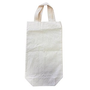 Sacola Algodão Cru Para Vinho - 30,8x20cm - 1 unidade - Rizzo