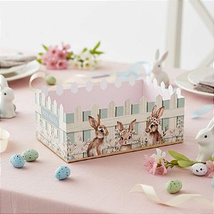 Cesta Cerquinha de Papel Cartão - Doce Páscoa - 10 unidades - Cromus - Rizzo