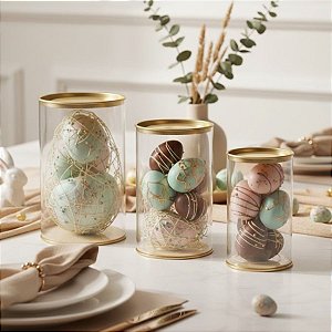 Lata para Ovo Clean  - 6 unidades - Cromus - Rizzo